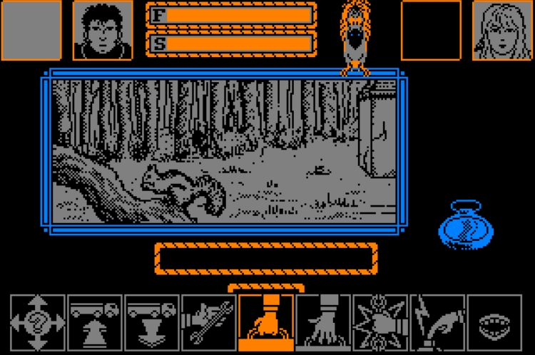 Hurlements - Amstrad CPC game screenshot (1988) by Ubi Soft